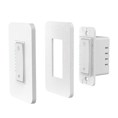 Un interruptor más oscuro de la inteligencia de Tuya de Smart Wifi de la pared del interruptor 16A del Smart Home inalámbrico de la FCC