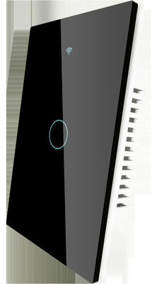 Interruptor de la pared de Zigbee Smart Wifi el ningún panel de cristal de la pantalla del tacto neutral