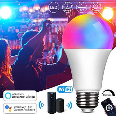 App remoto de Tuya de la automatización del Smart Home del bulbo del RGB 5w 7w 9w 12w E26 Smart LED