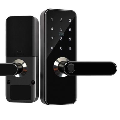 Cerradura de puerta de Keyless Entry de la cerradura de puerta de Smart Wifi de la huella dactilar de la seguridad en el hogar con la tarjeta de IC del telclado numérico para