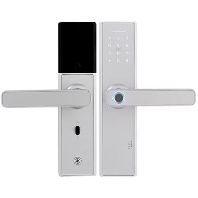 Cerradura de puerta de entrada de Wifi de la huella dactilar de la pantalla táctil con la cerradura de la manija fácil instalar para el hotel casero