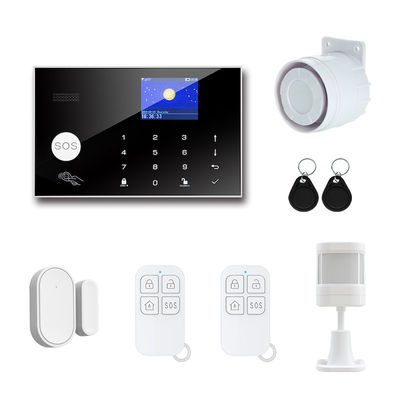 Dial auto del sensor SMS/Calling de la puerta de malla de Kit With LED de la seguridad del Smart Home de la alarma de 4G/3G G/M