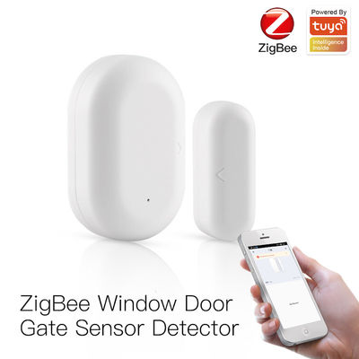 App elegante elegante de Tuya de la vida del sistema de alarma de la seguridad en el hogar del sensor de la rotura de la ventana de la puerta de ZigBee teledirigido