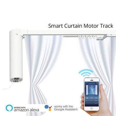 Abrelatas teledirigido retro de la cortina del Smart Home de las pistas de Alexa Smart Curtain Motor With DIY