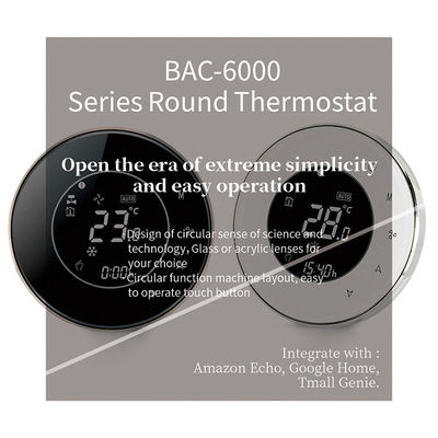 Hogar elegante programable de Alexa Compatible With Alexa Google del termóstato del control inteligente de la voz
