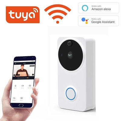 Cámara de seguridad video del timbre OLED HD WiFi de la visión nocturna de la vida en tiempo real de Tuya Smart